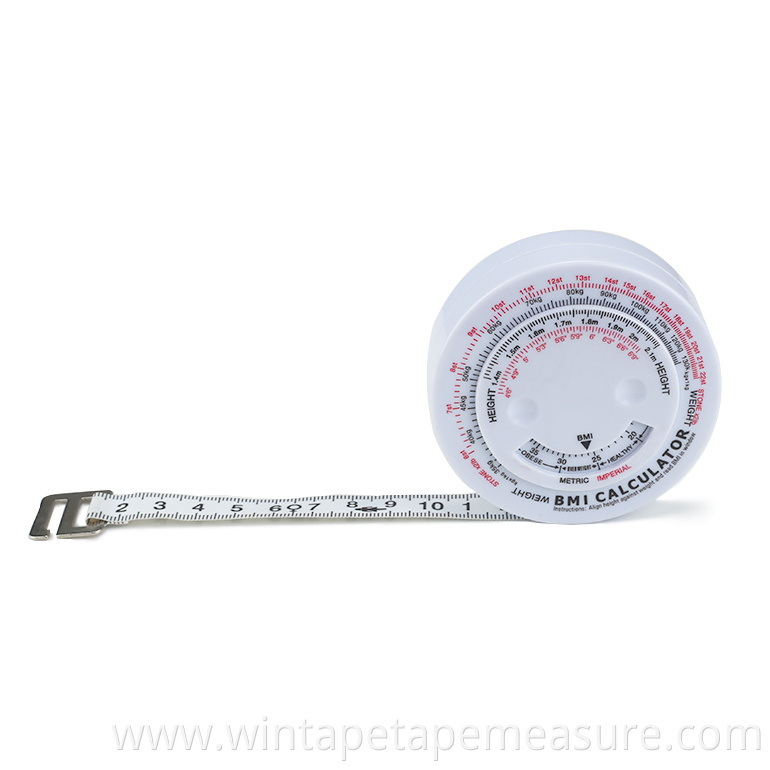 Spanish Multi-function Medical Calculator body bmi tape measure with fat percentage scale